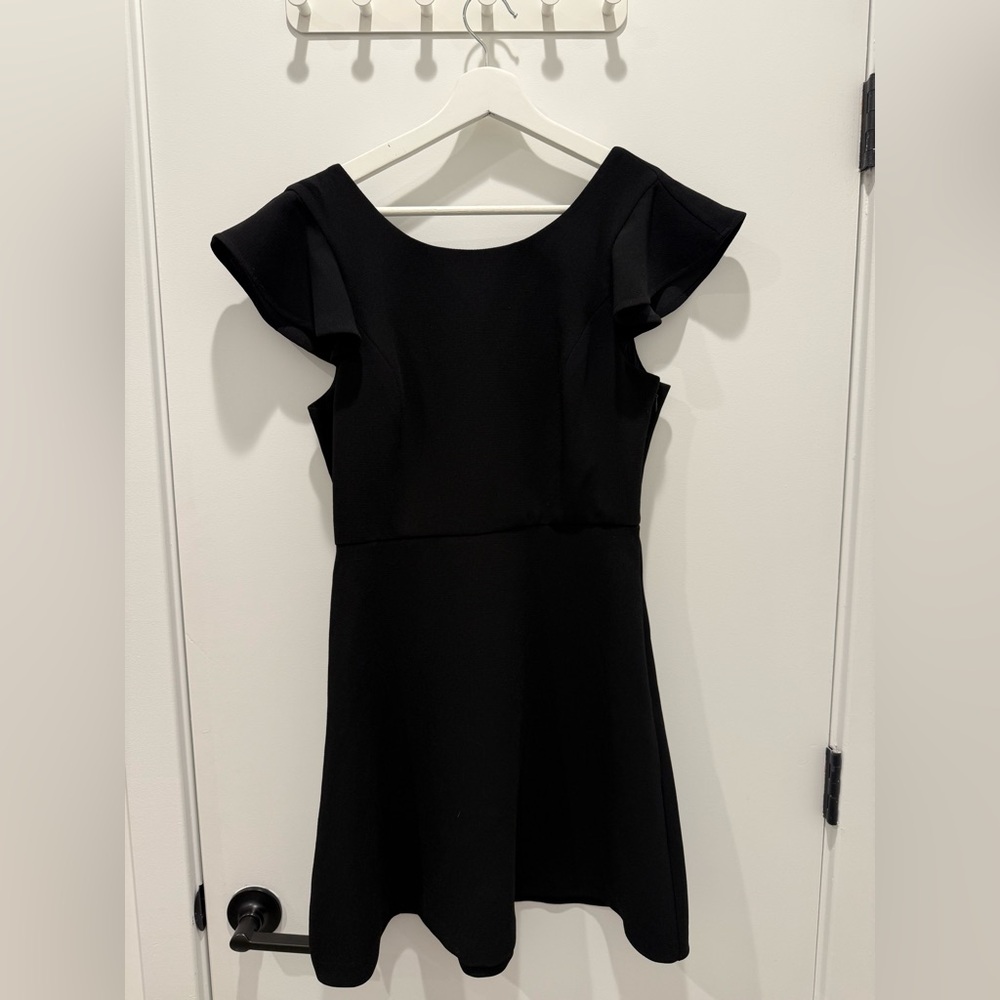 BCBGeneration Black Dress with Stylish Sleeves